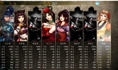 侠客风云传怎么看数值